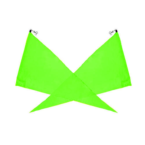 Flag Triangular Verde Fluor