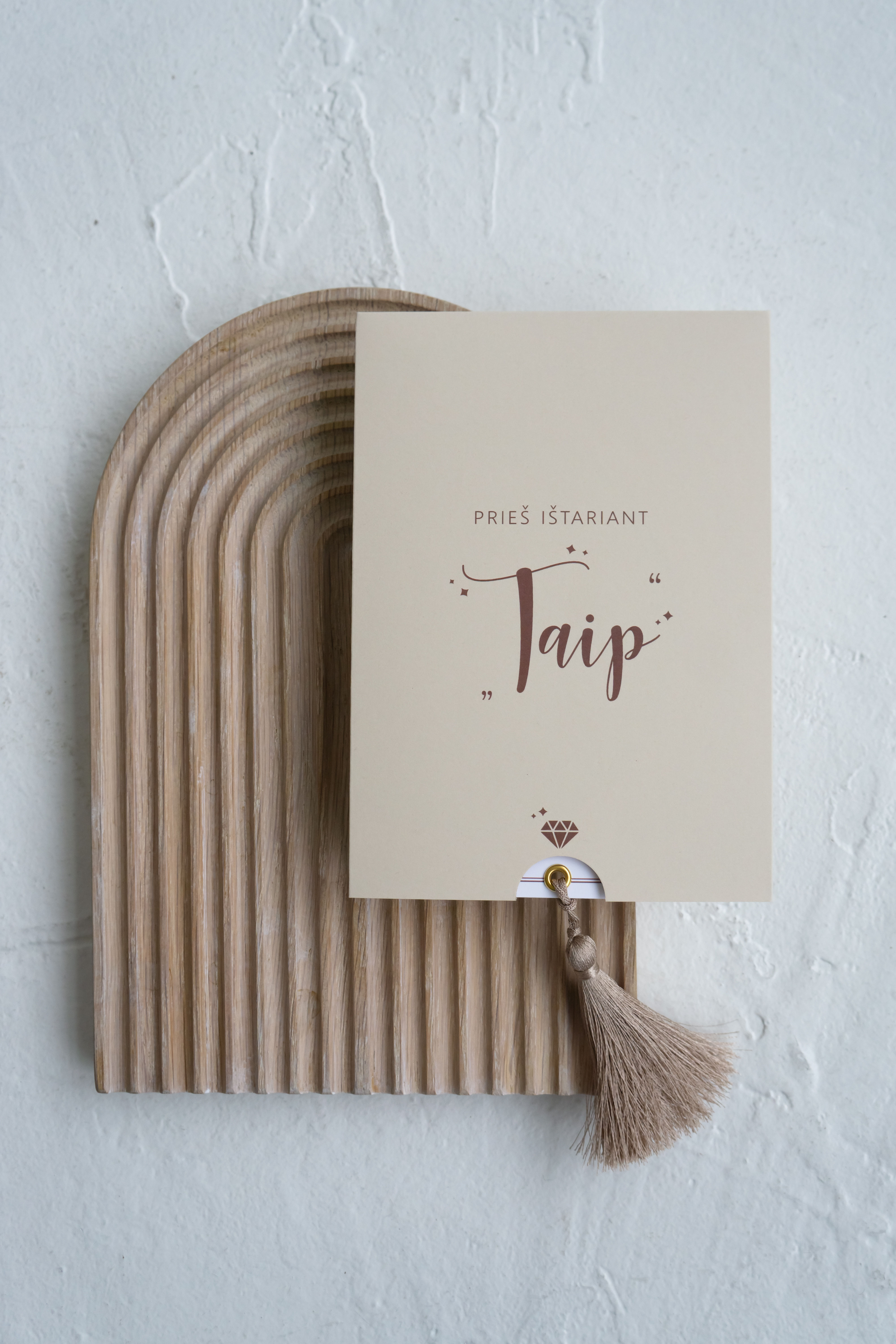 Mergvakario kvietimas Royal Cappuccino su kutu