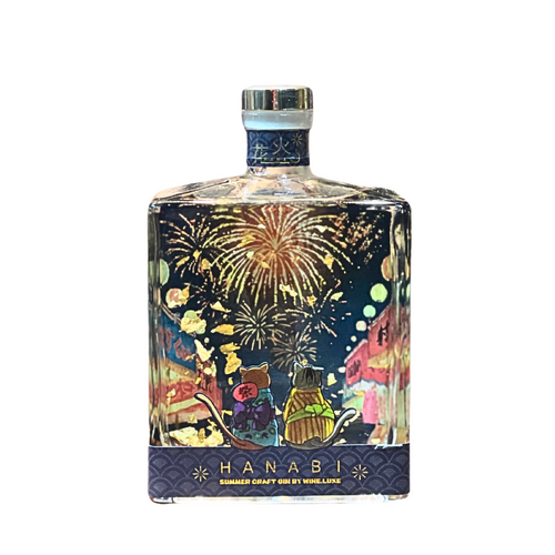 花火 HANABI GOLD LEAF ‘FIREWORKS’ GIN SUMMER GIN 全新加州香橙味金箔煙花版 500ML ...