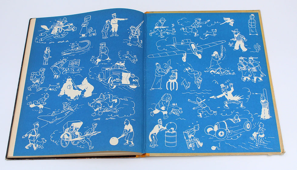 Miniature : Bd Hergé Les aventures de Tintin Le crabe aux pinces d' or B22 1957