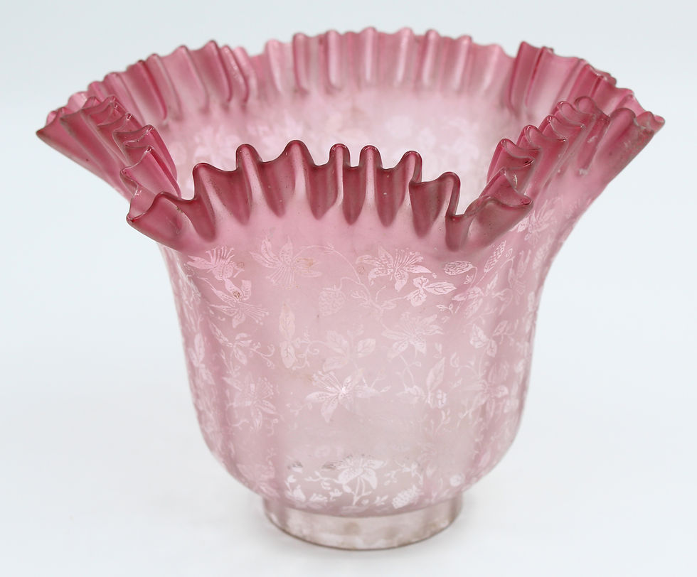 Miniature : Tulipe lampe à pétrole oil Lamp tulip rubis *