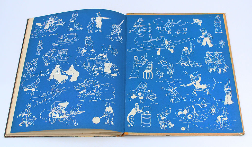 Thumbnail: Bd Hergé Les aventures de Tintin Le temple du soleil B21 1957