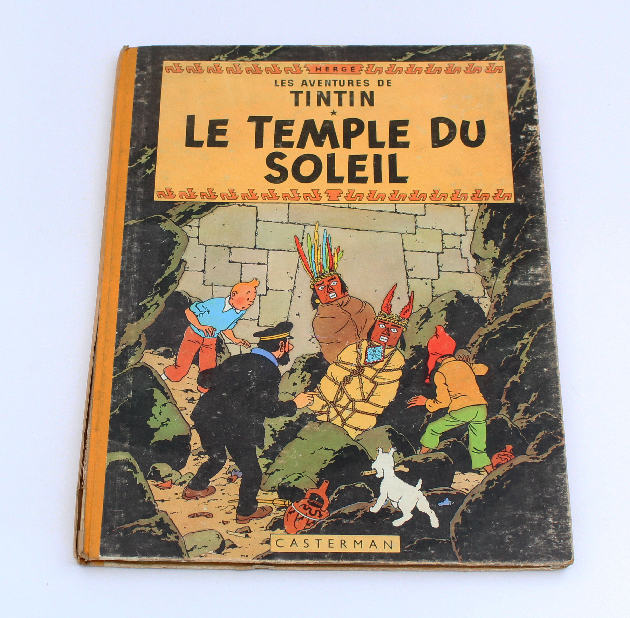 Bd Hergé Les aventures de Tintin Le temple du soleil B21 1957