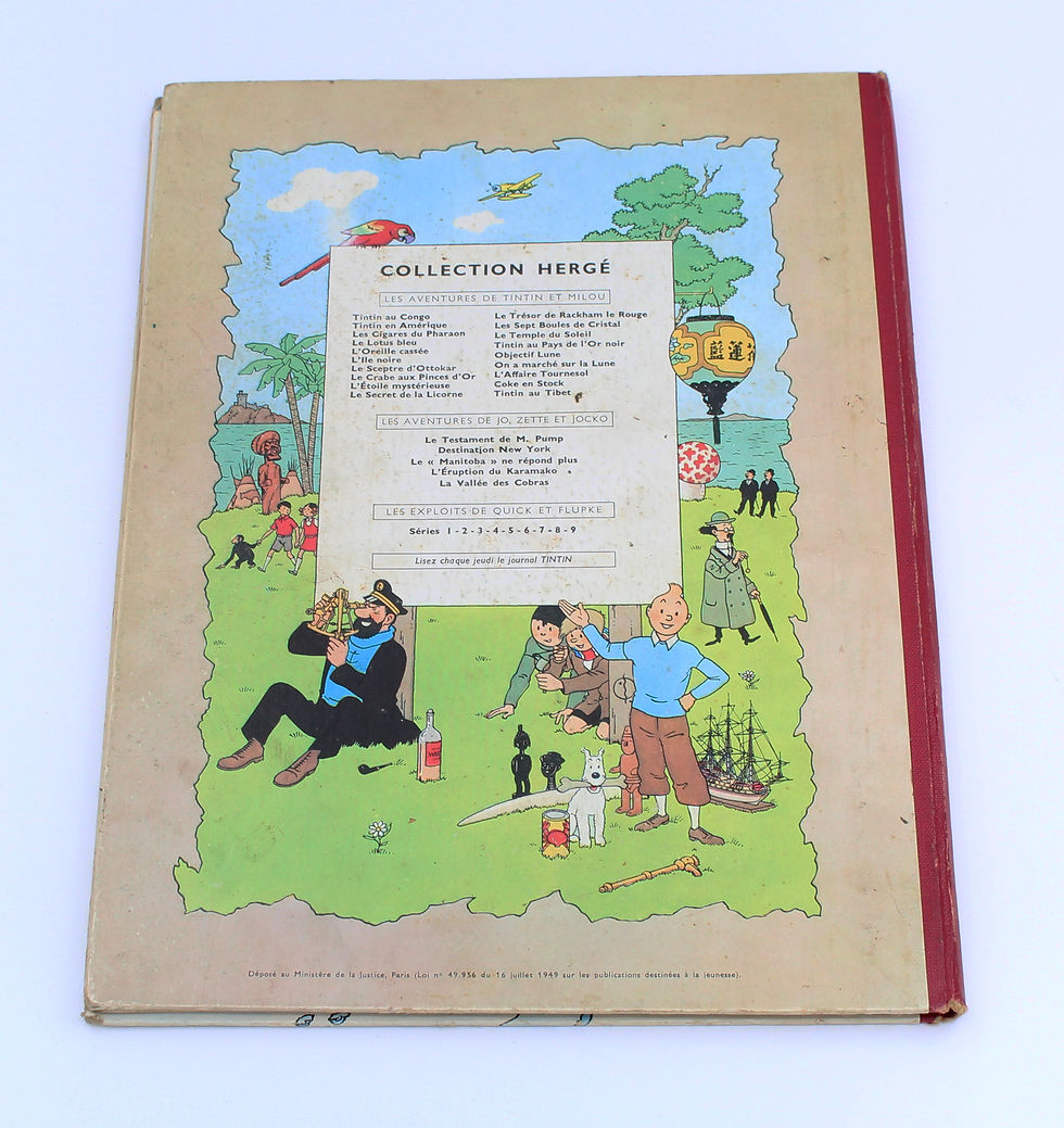 Thumbnail: Bd Hergé Les aventures de Tintin au Tibet B24 1960