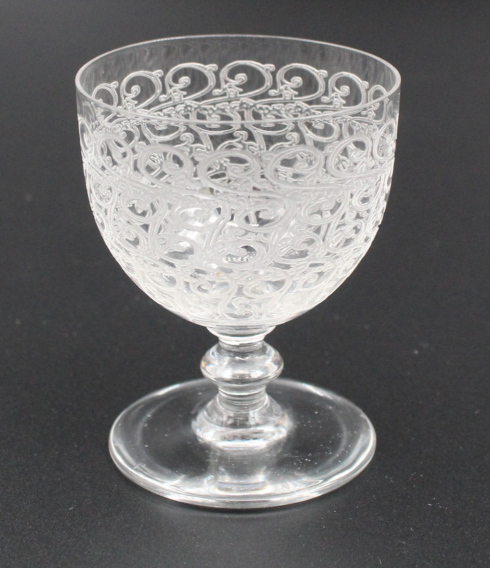 6 VERRES EN CRISTAL DE BACCARAT MODELE ROHAN H = 7.5 CM