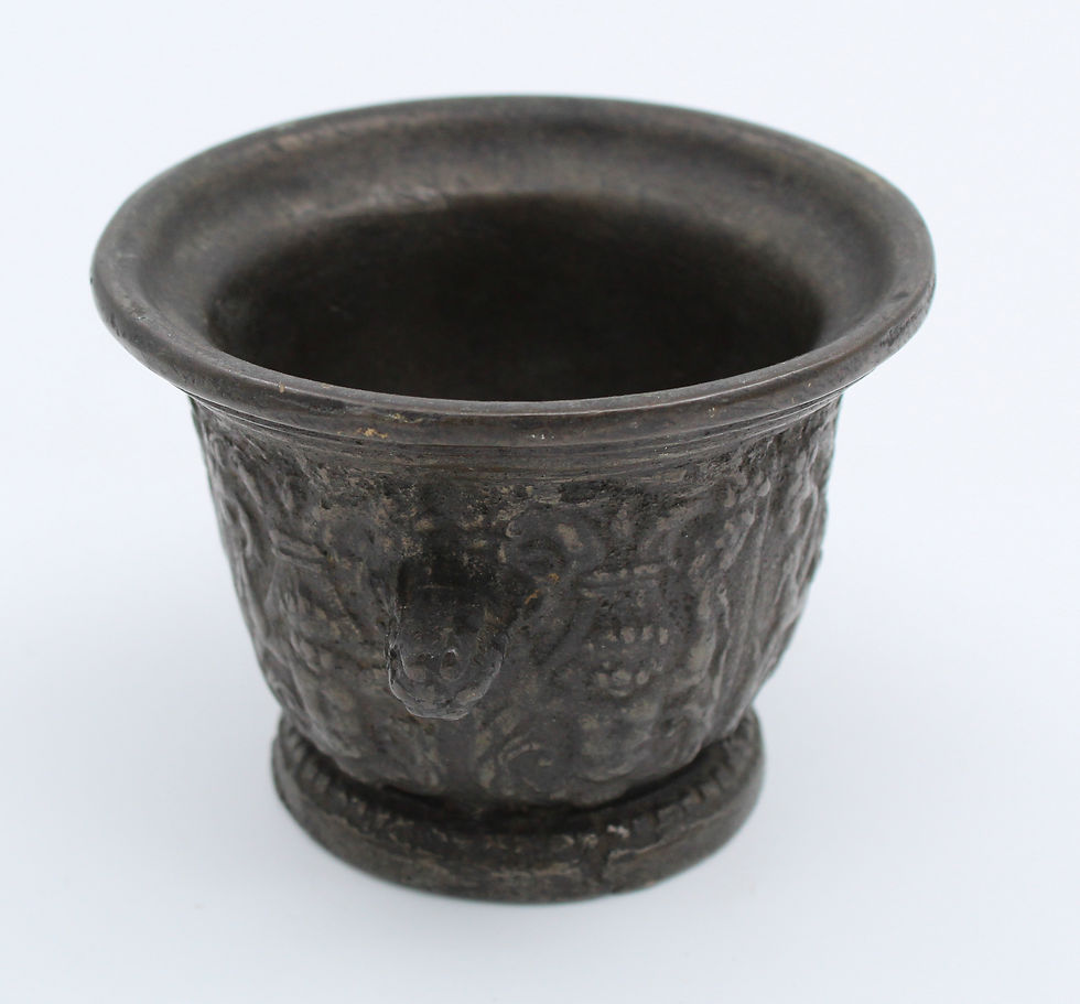 Miniature : Mortier En Bronze Attribué à Abraham Le Boucher Rouen Début 17 ème