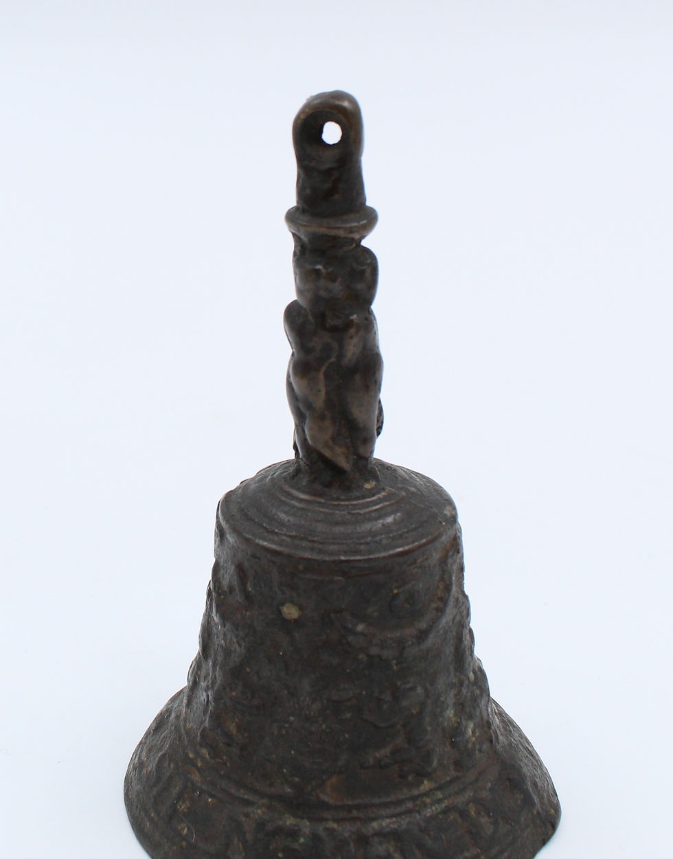 Thumbnail: CLOCHE DE TABLE 16/17 EME EN BRONZE FLANDRES MALINES