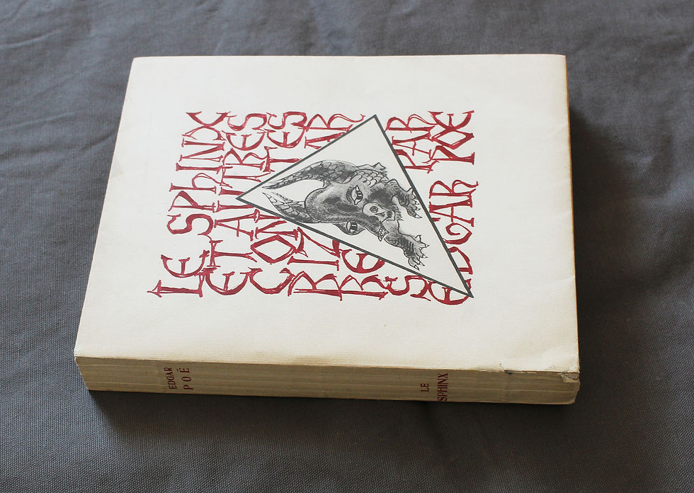 Miniature : Livre A Poë Roger Carle‎ ‎Le Sphinx et autres contes Bizarres edition artiste