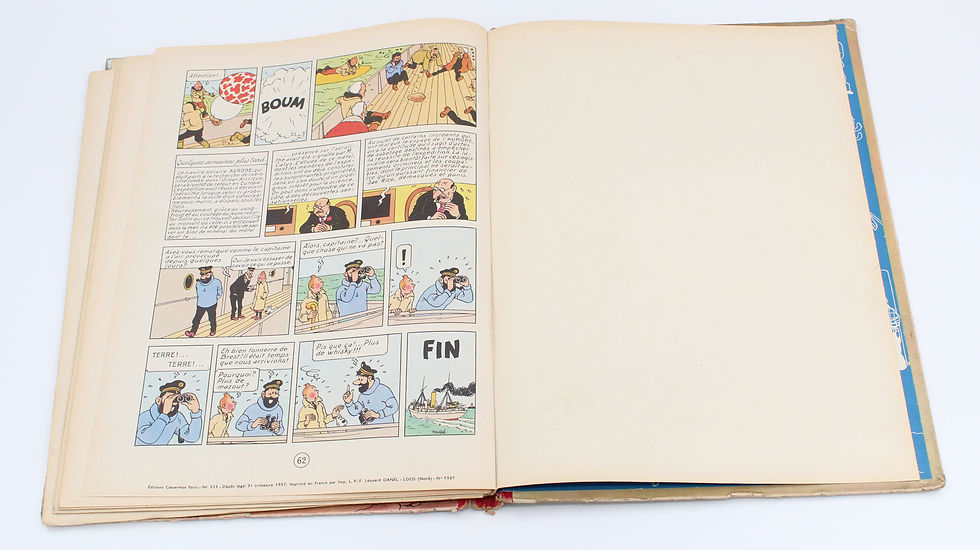 Thumbnail: Bd Hergé Les aventures de Tintin L étoile mystérieuse B21 1957