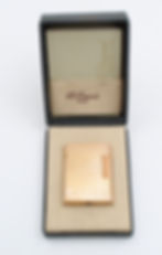 Ancien Briquet Dupont Plaqué Or avec son coffret