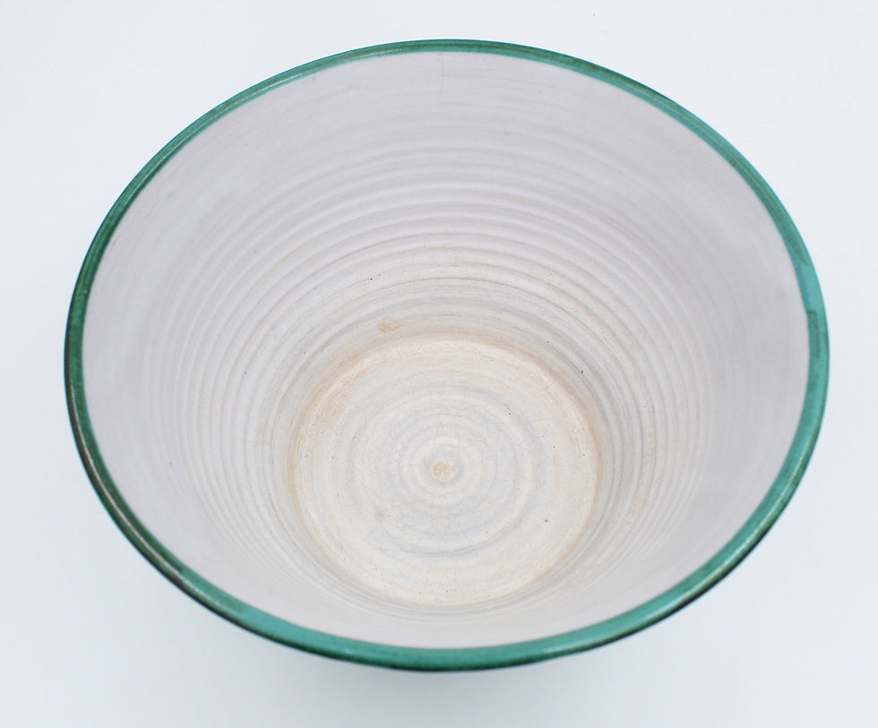 Grand plat saladier robert picault en ceramique vallauris 1950