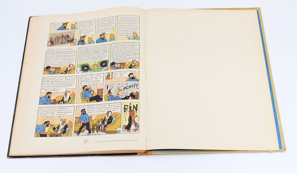 Thumbnail: Bd Hergé Les aventures de Tintin Le crabe aux pinces d' or B22 1957