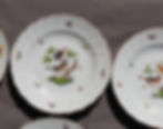 Herend Rothschild 6 ASSIETTES DE TABLE EN PORCELAINE 25.5 CM dinner plate /3