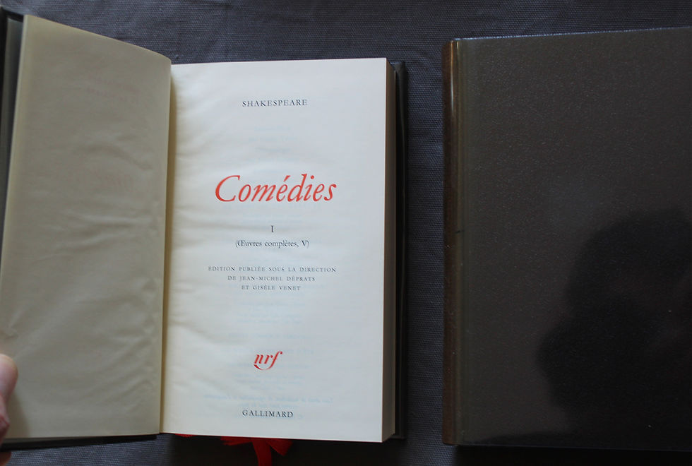 Miniature : LA PLEIADE : SHAKESPEARE 1 & 2 & 3