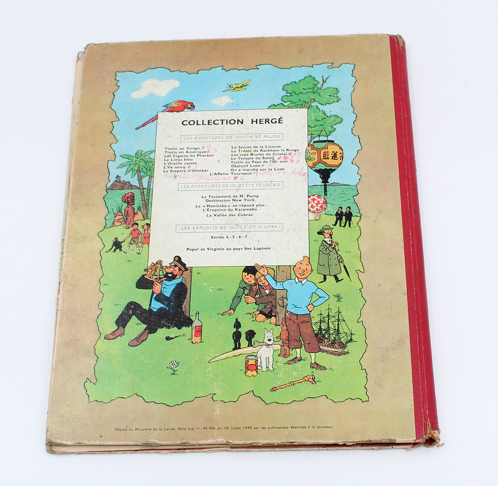 Thumbnail: Bd Hergé Les aventures de Tintin L étoile mystérieuse B21 1957
