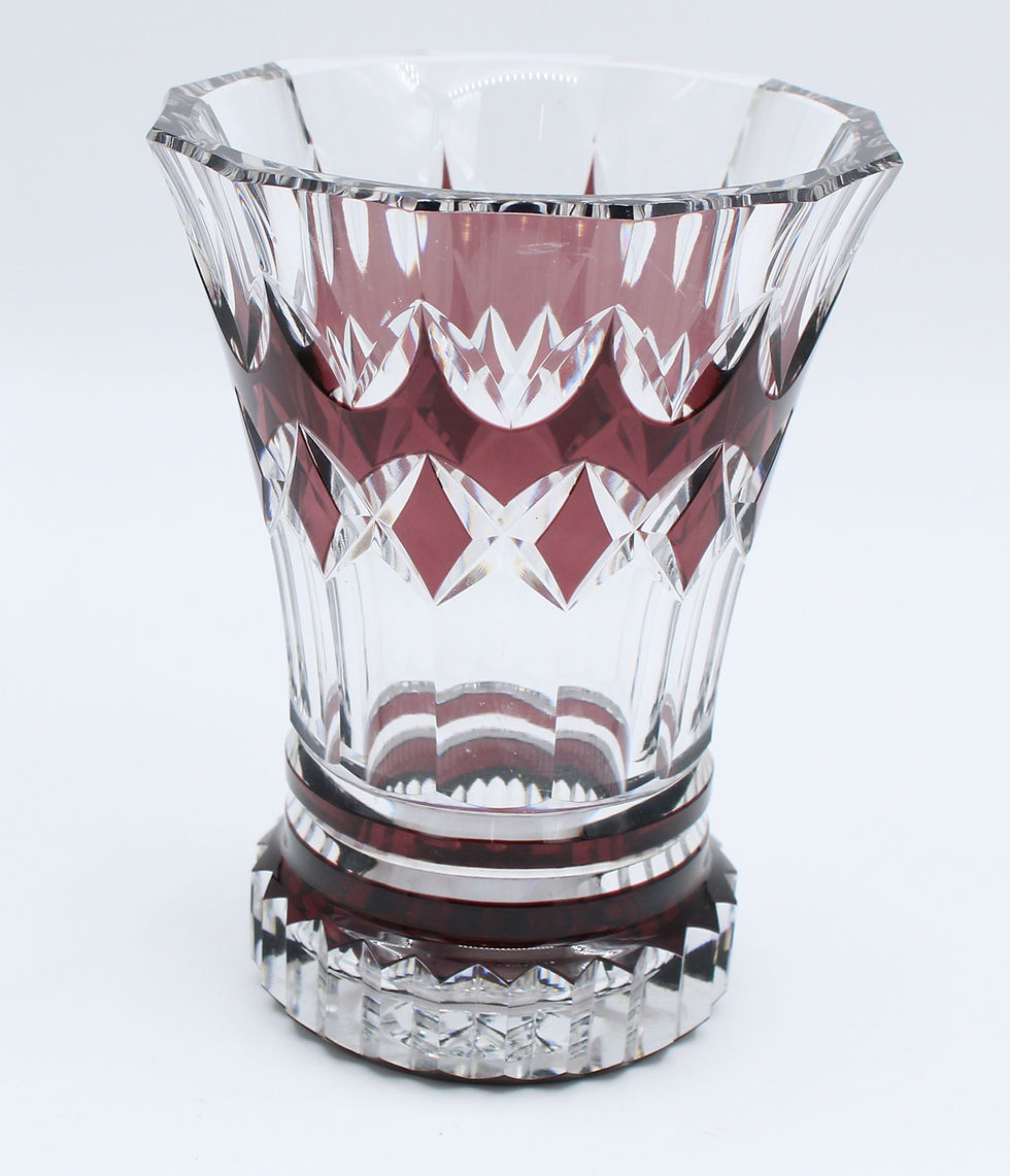 Thumbnail: Vase en Cristal Val Saint Lambert modèle LUBO H = 21 cm