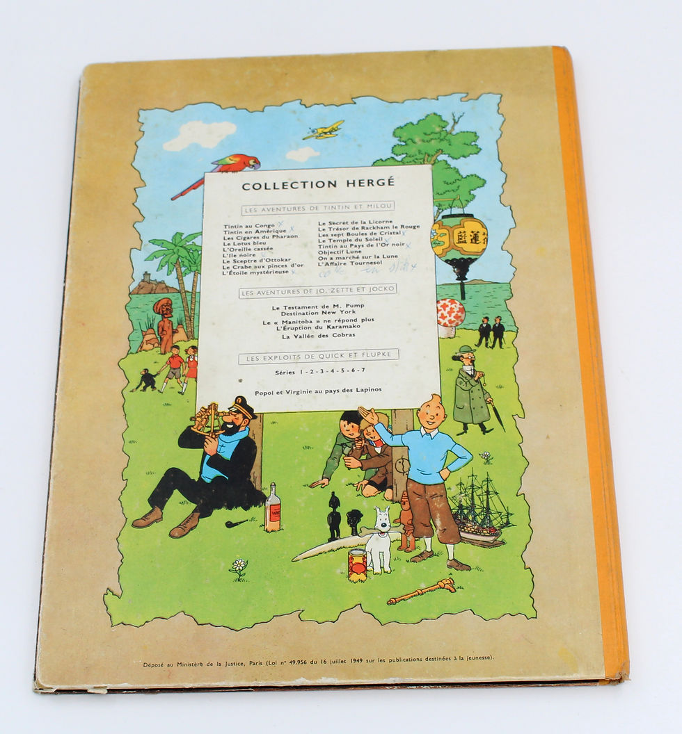 Thumbnail: Bd Hergé Les aventures de Tintin Le crabe aux pinces d' or B22 1957
