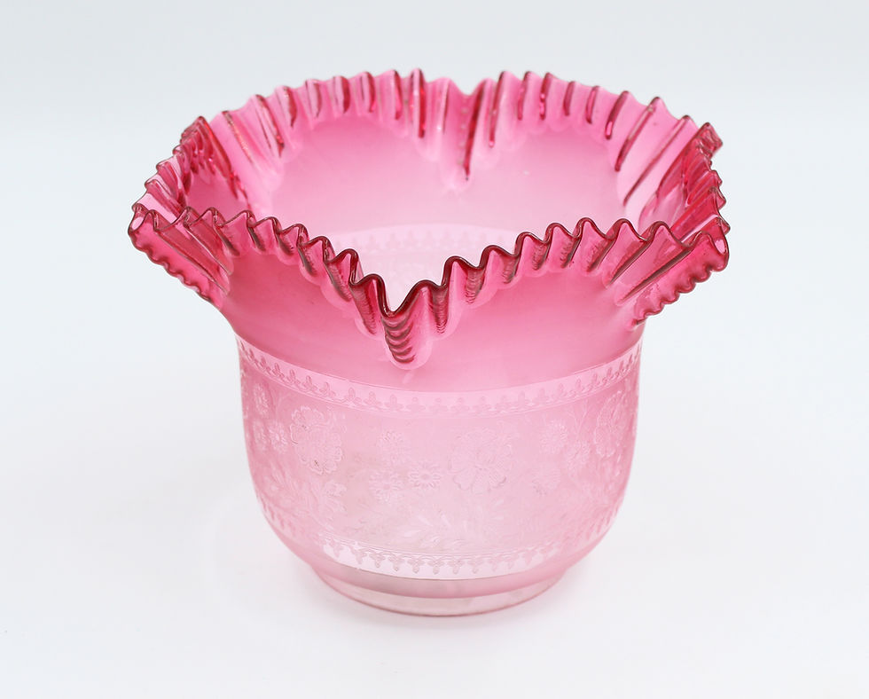 Grande Tulipe lampe à pétrole oil Lamp tulip rubis