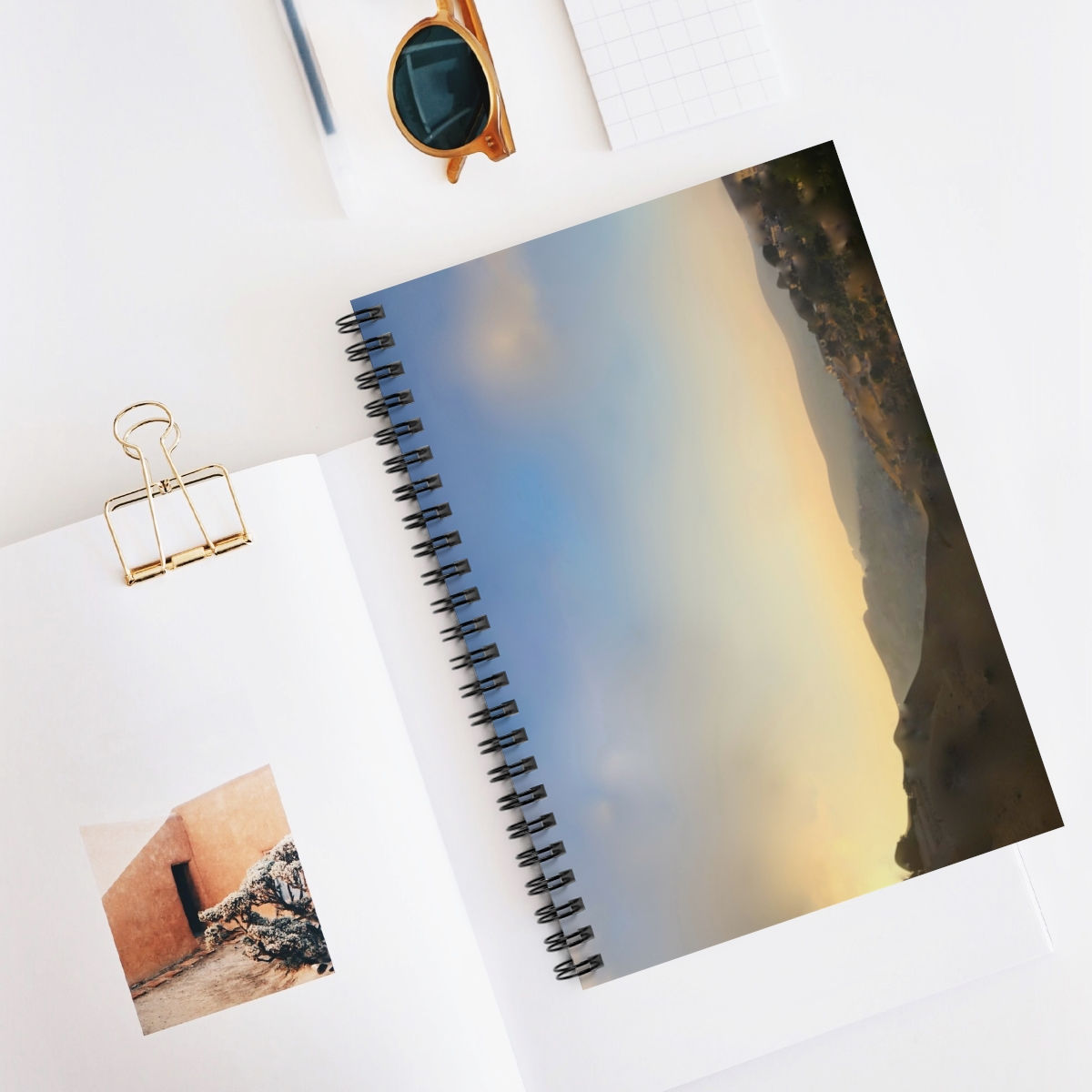 CAG Online Spiral Notebook - Sunrise Over Jerusalem by Judith Lungen