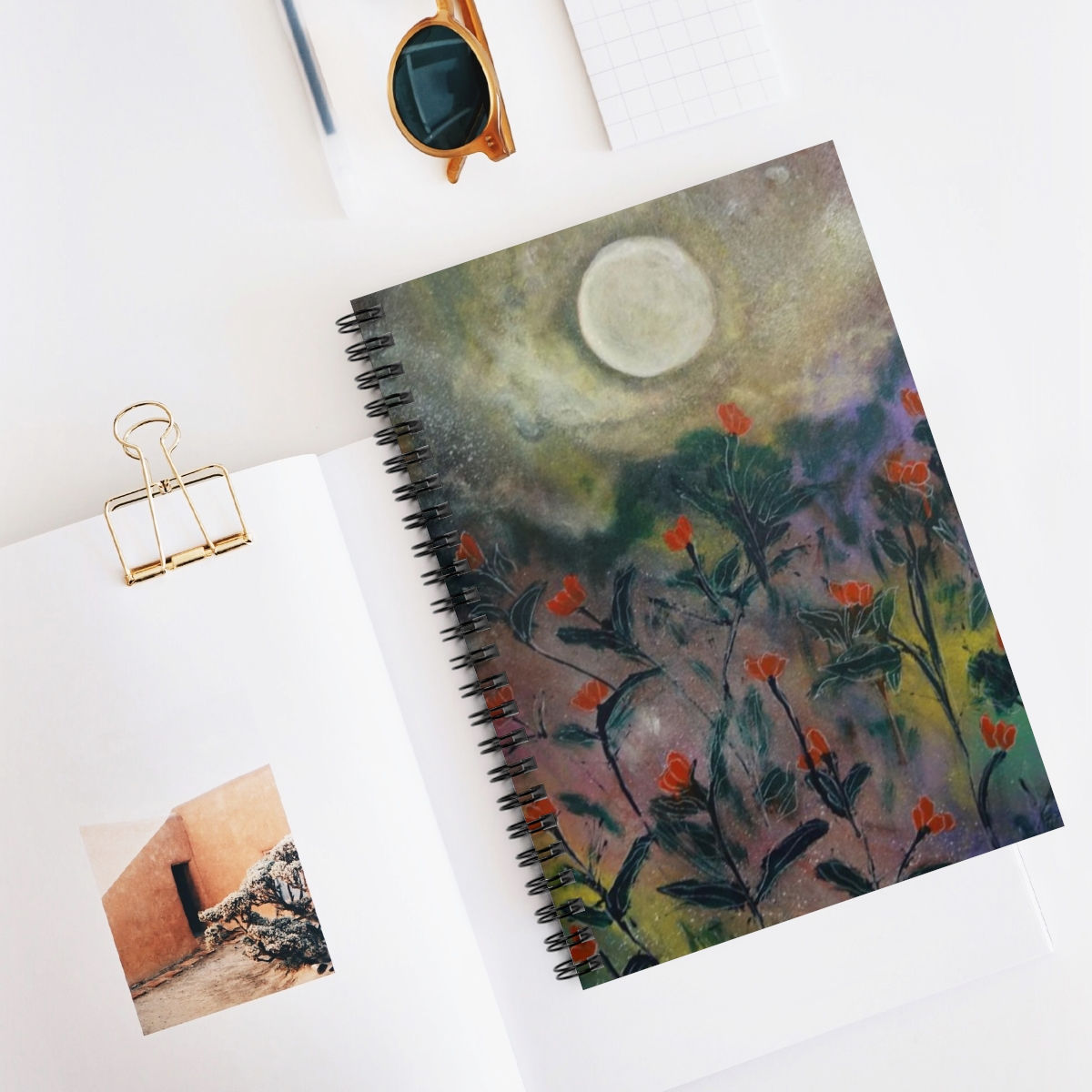 CAG Online Spiral Notebook - Ruled Line - Moon Beam by Sharmistha Sikdar