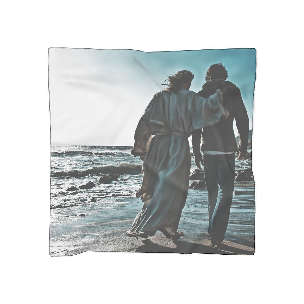 Thumbnail: CAG Online Scarf - My Friend by Helen Thomas Robson