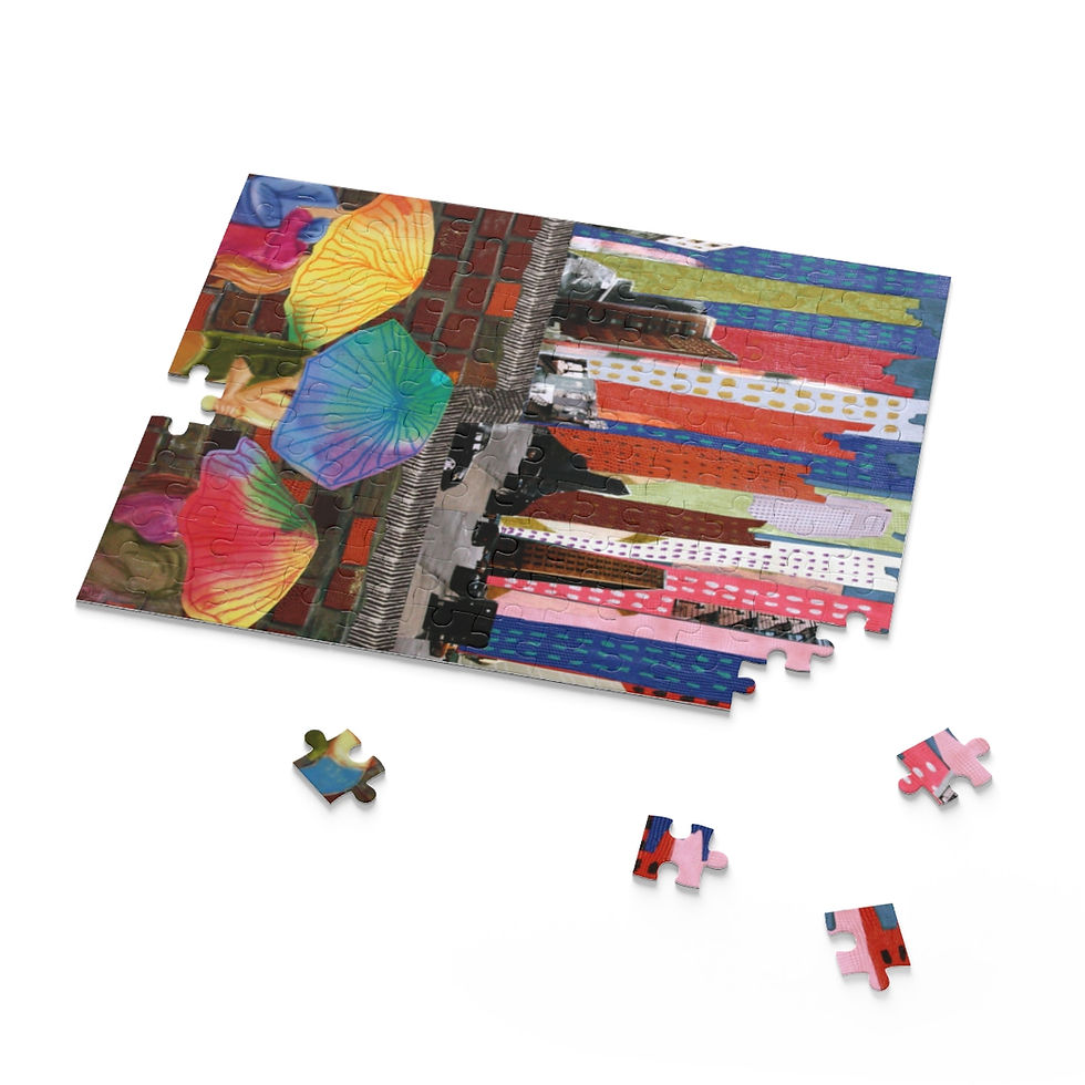 Thumbnail: CAG Online Puzzles - Rain & Kisses by Ann Calandro 