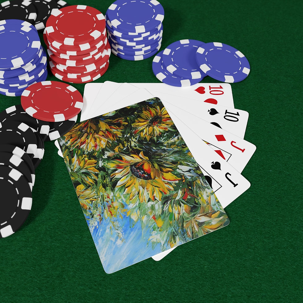 Thumbnail: CAG Online Custom Poker Cards - Sun Kisses by Ludmila Gorbunova