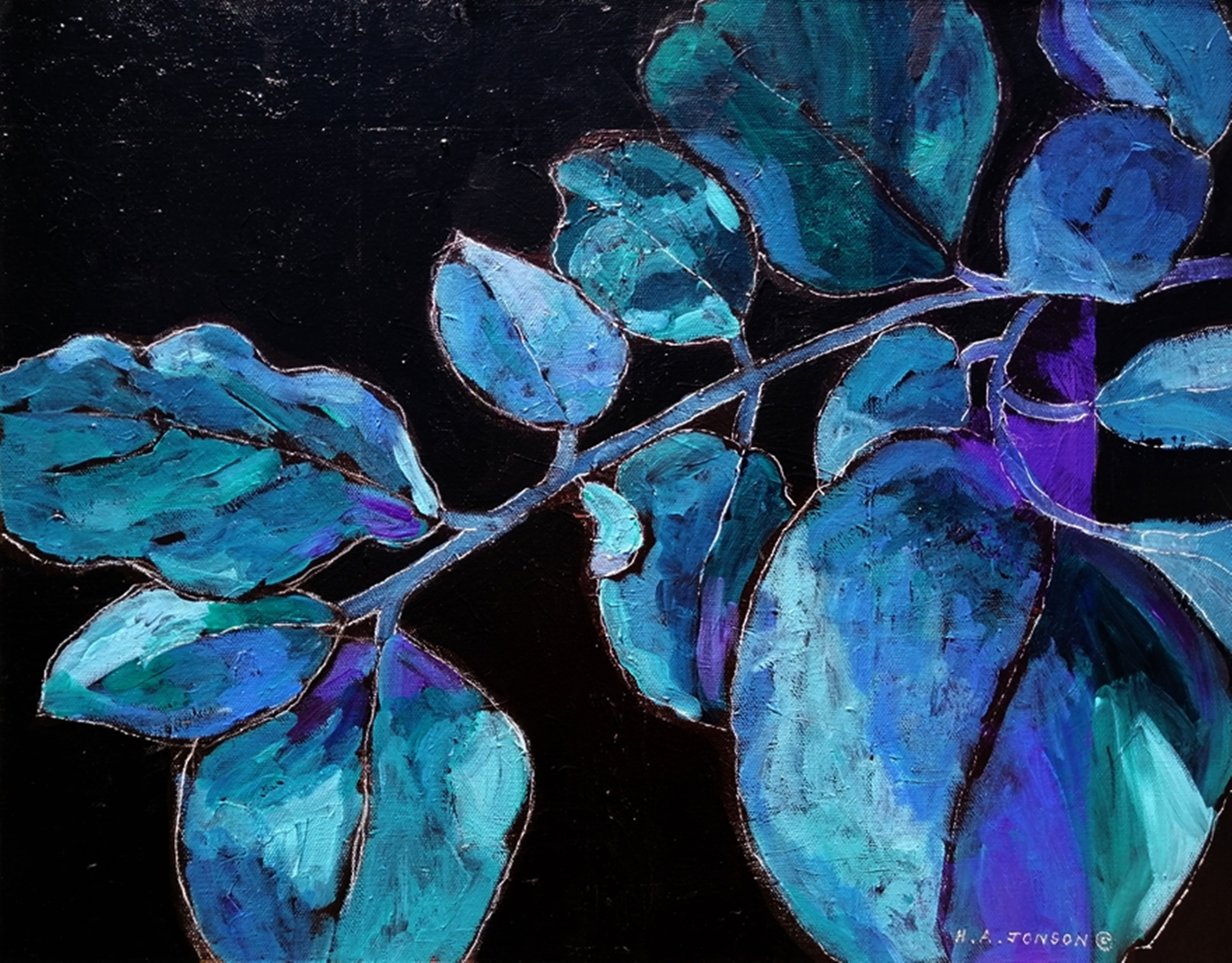 Blue Leaves