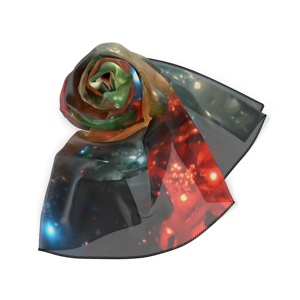 Thumbnail: CAG Online Scarf - Holiday Bulbs by Franz Criego