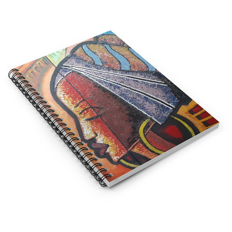 Thumbnail: CAG Online Spiral Notebook - African Woman by Akeem Agbelekale