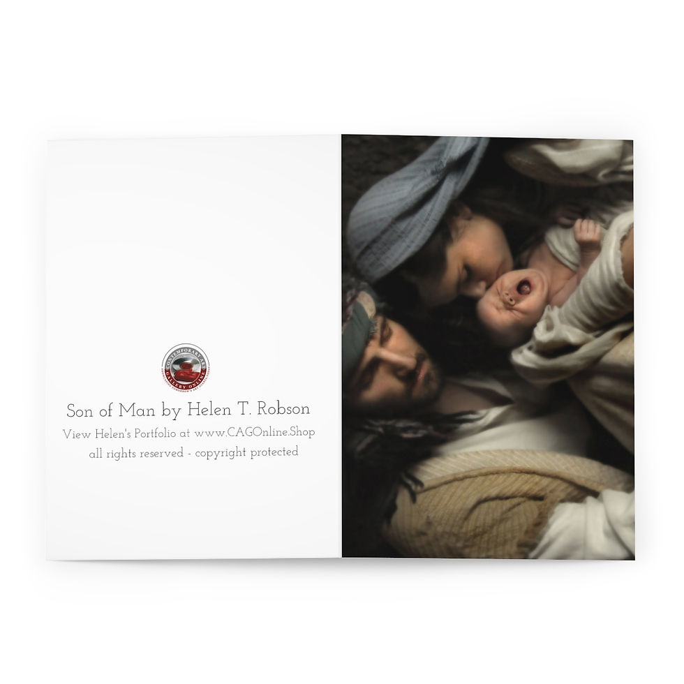 Thumbnail: CAG Online Greeting Cards - Son of Man by Helen Thomas Robson