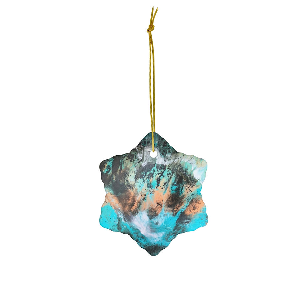 Thumbnail: CAG Online Ceramic Ornament -Tsunami by Alice Pagard