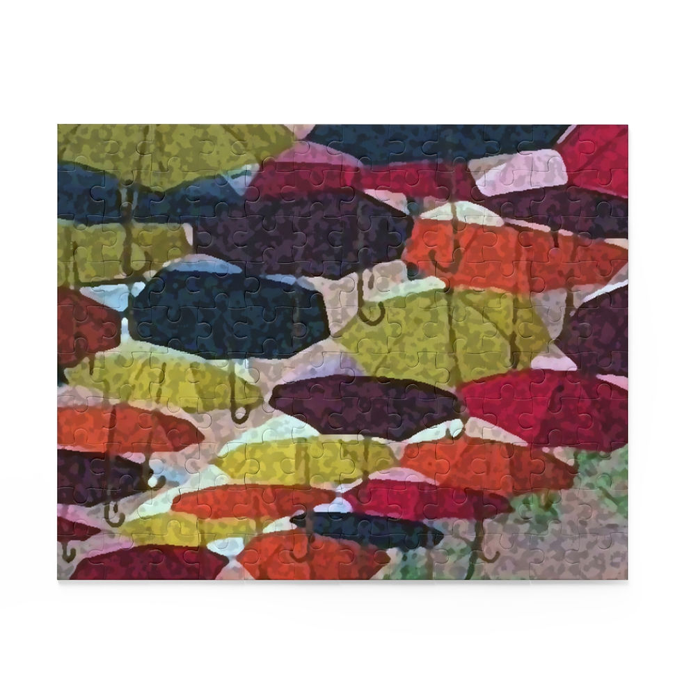 Thumbnail: CAG Online Puzzles - Umbrellas by Ann Calandro