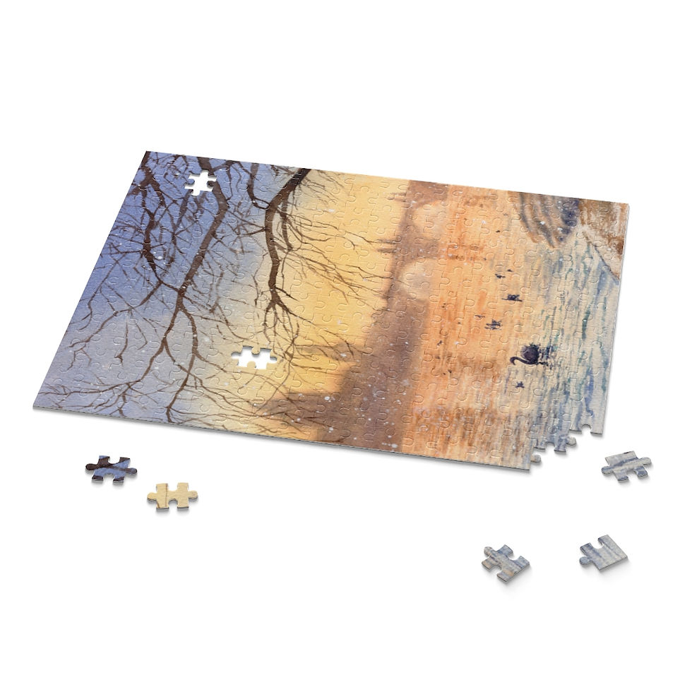 Thumbnail: CAG Online Puzzles - Prague Landscape by Maria Yugai