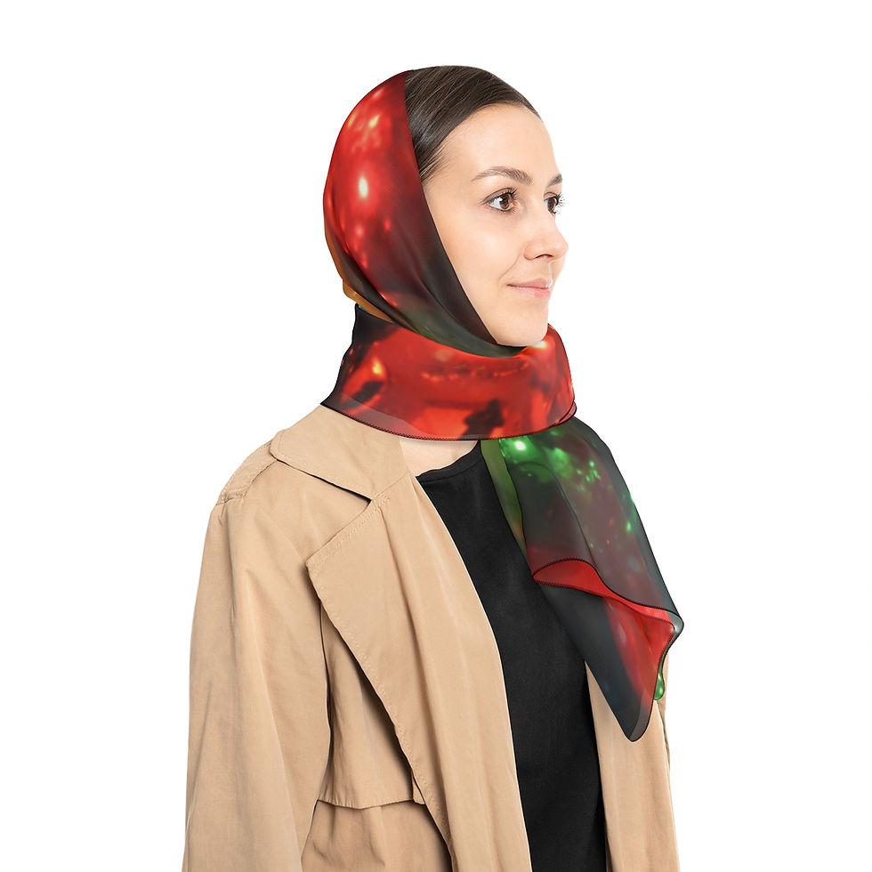 Thumbnail: CAG Online Scarf - Holiday Bulbs by Franz Criego