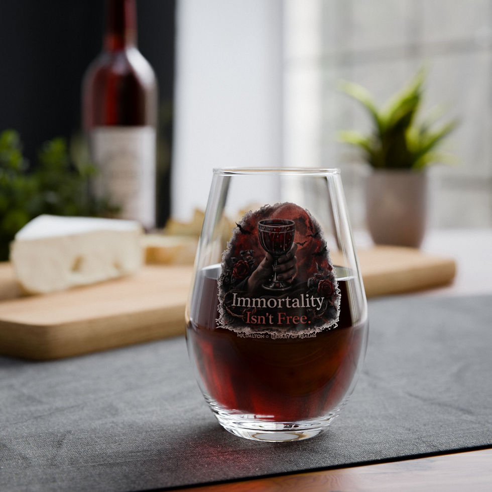 Thumbnail: Immortality Isn’t Free – Stemless Wine Glass (11.75oz)