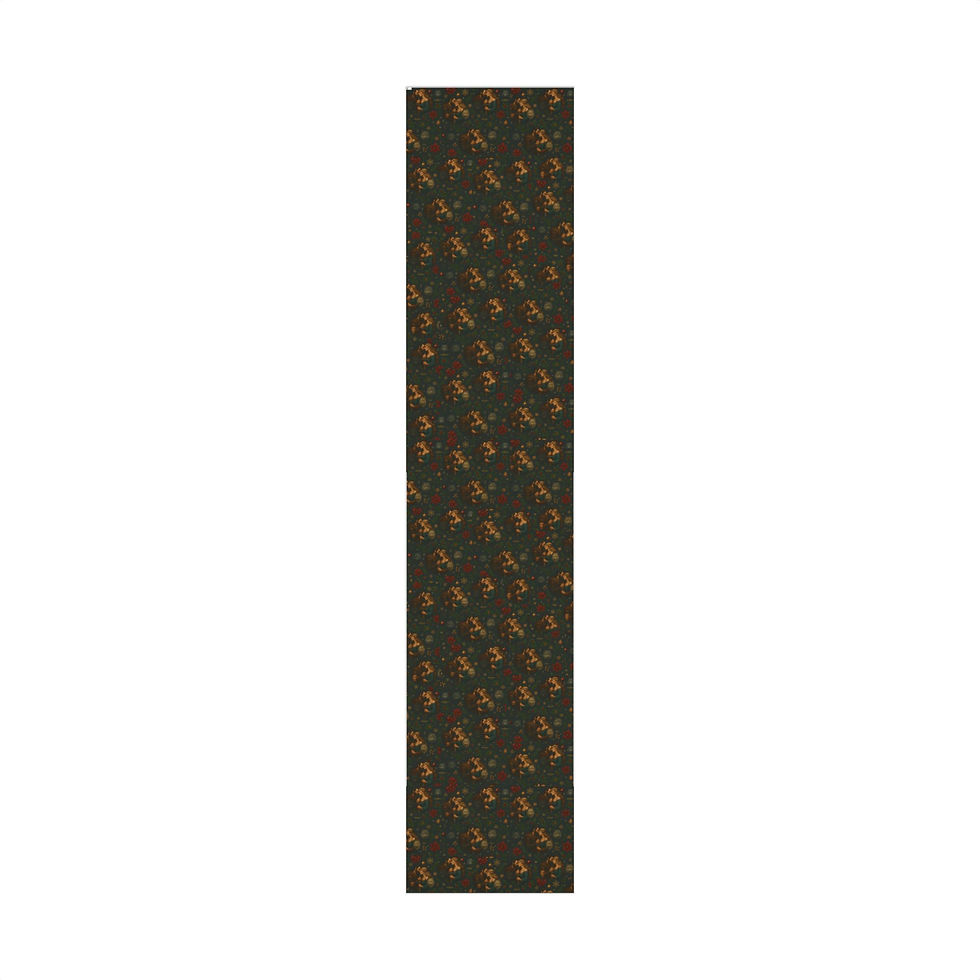 Thumbnail: Vertical dark pattern with repeated shapes. Abstract design with textured effect.