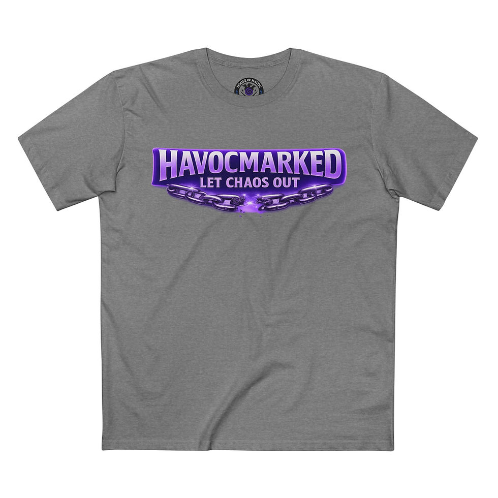 Thumbnail: Havocmarked Tee — Let Chaos Out | House of Havoc Apparel
