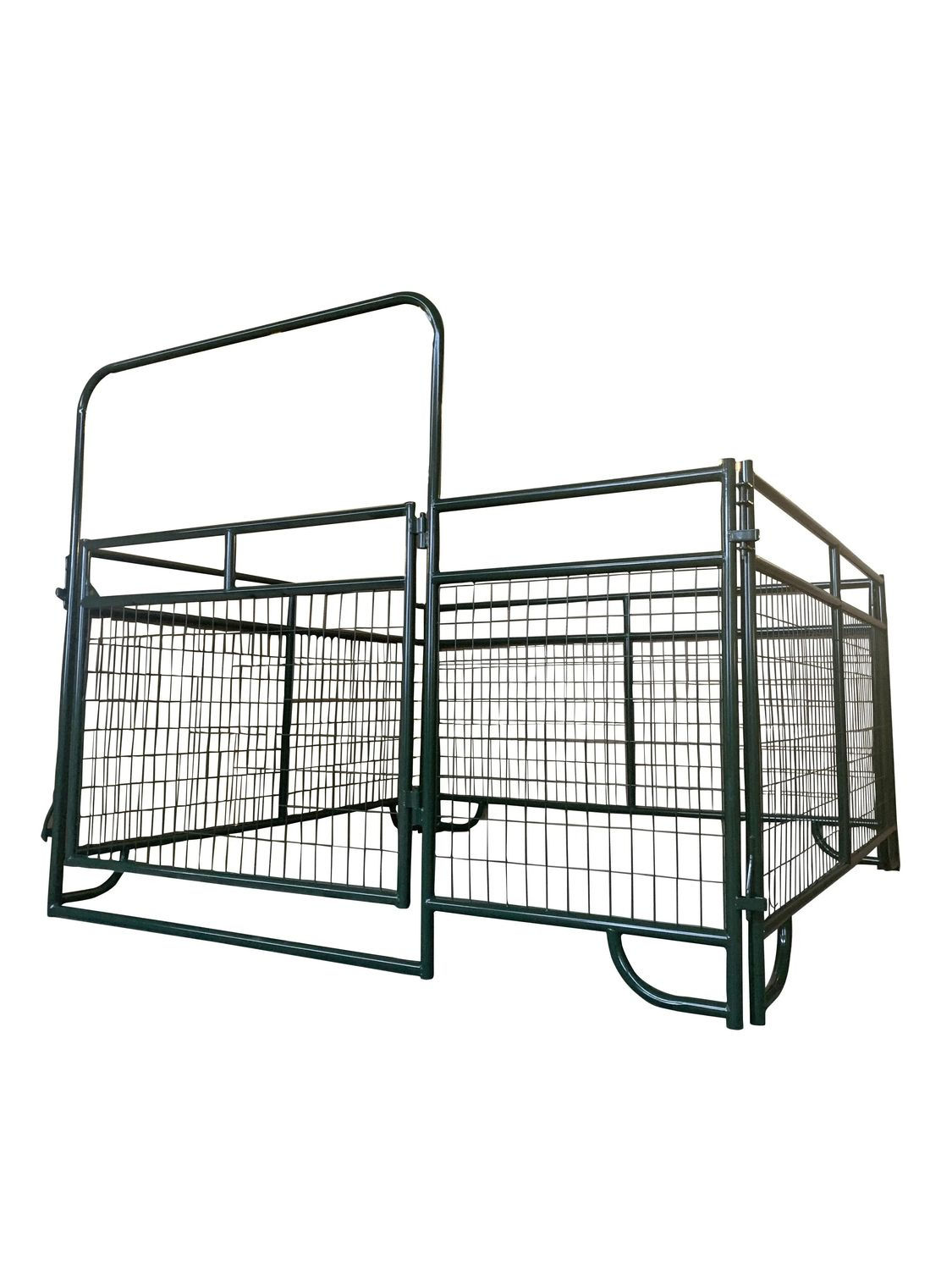 Durable 5x10' Livestock Corral Mesh Panels & Gates Set - 60 Pieces