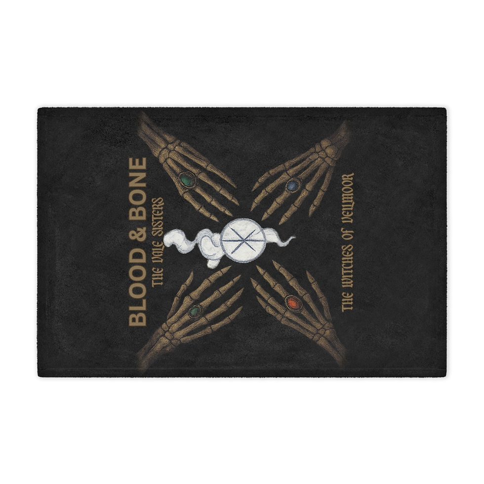 Thumbnail: Blood & Bone, The Dark Series, The Origins of Overlook, Golden Fire song, dark fan design