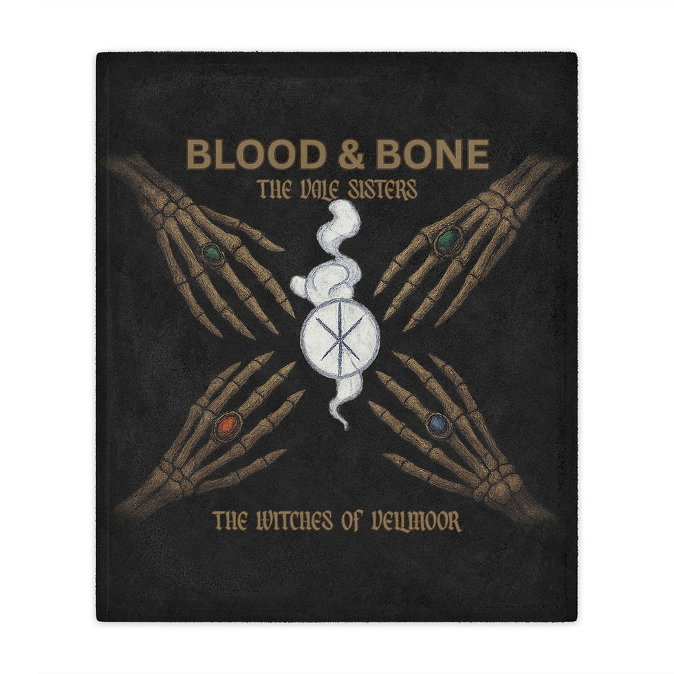Thumbnail: Blood & Bone: The Wolf Sisters, The Witches of Dellmoor. Golden Fire song, dark fan.
