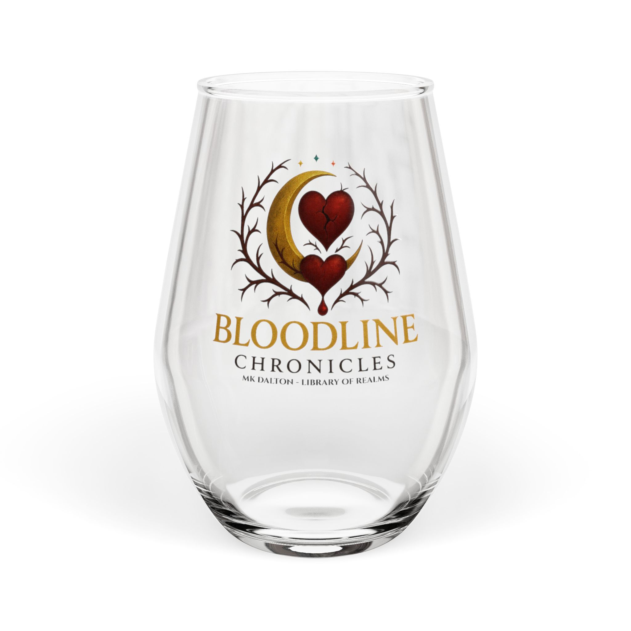 Bloodline Chronicles – Stemless Wine Glass (11.75oz)
