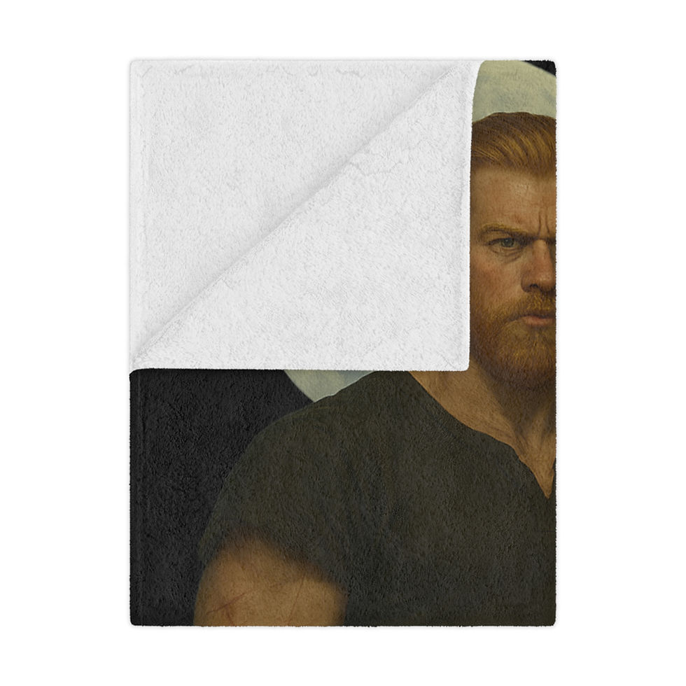 Thumbnail: Rugged man with red beard in a dark shirt and white background