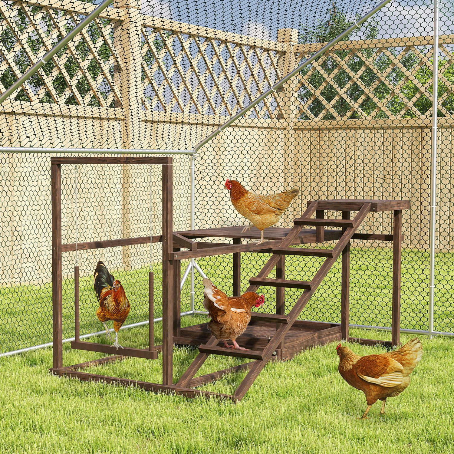 Wooden Chicken Activity Play Set
