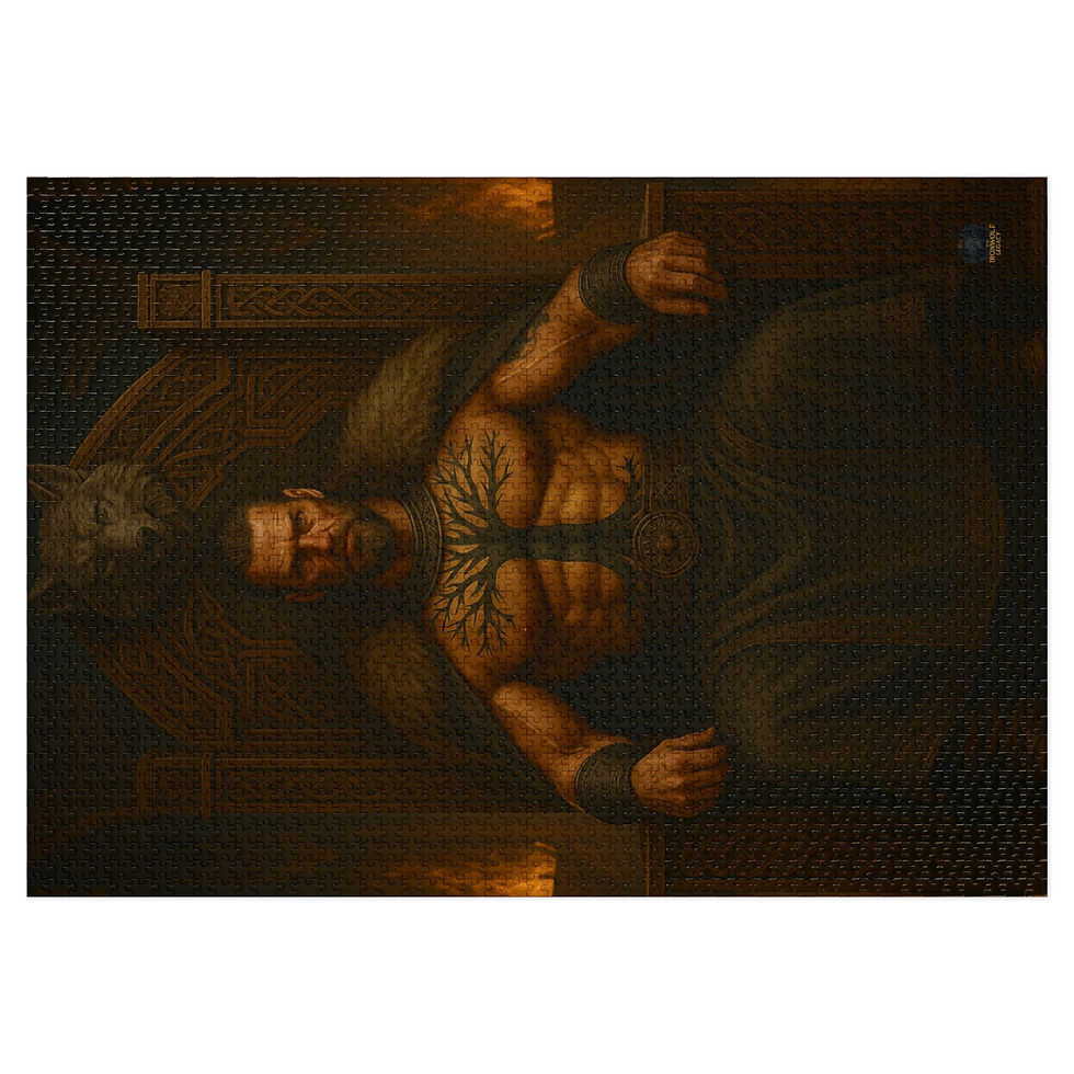 Thumbnail: Man with chest tattoos laying down Burn What’s Left of Me dark fantasy romance.