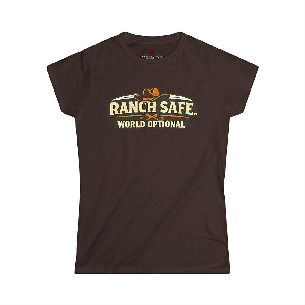 Thumbnail: Ranch Safe. World Optional. – Women’s Softstyle Tee | Savage Moon