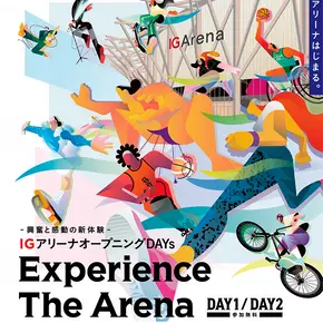 IGアリーナ県民招待イベントの告知ビジュアル用イラストを制作しました。