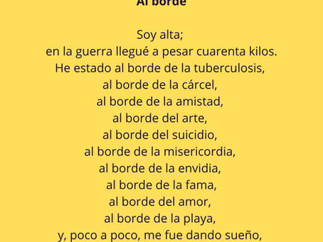 Primera píldora de español: un poco de poesía.