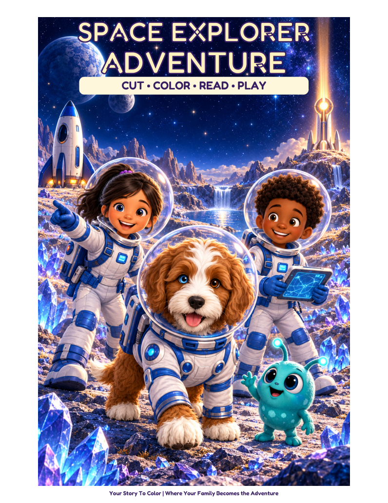 Space Explorer Adventure — sample edition cover
