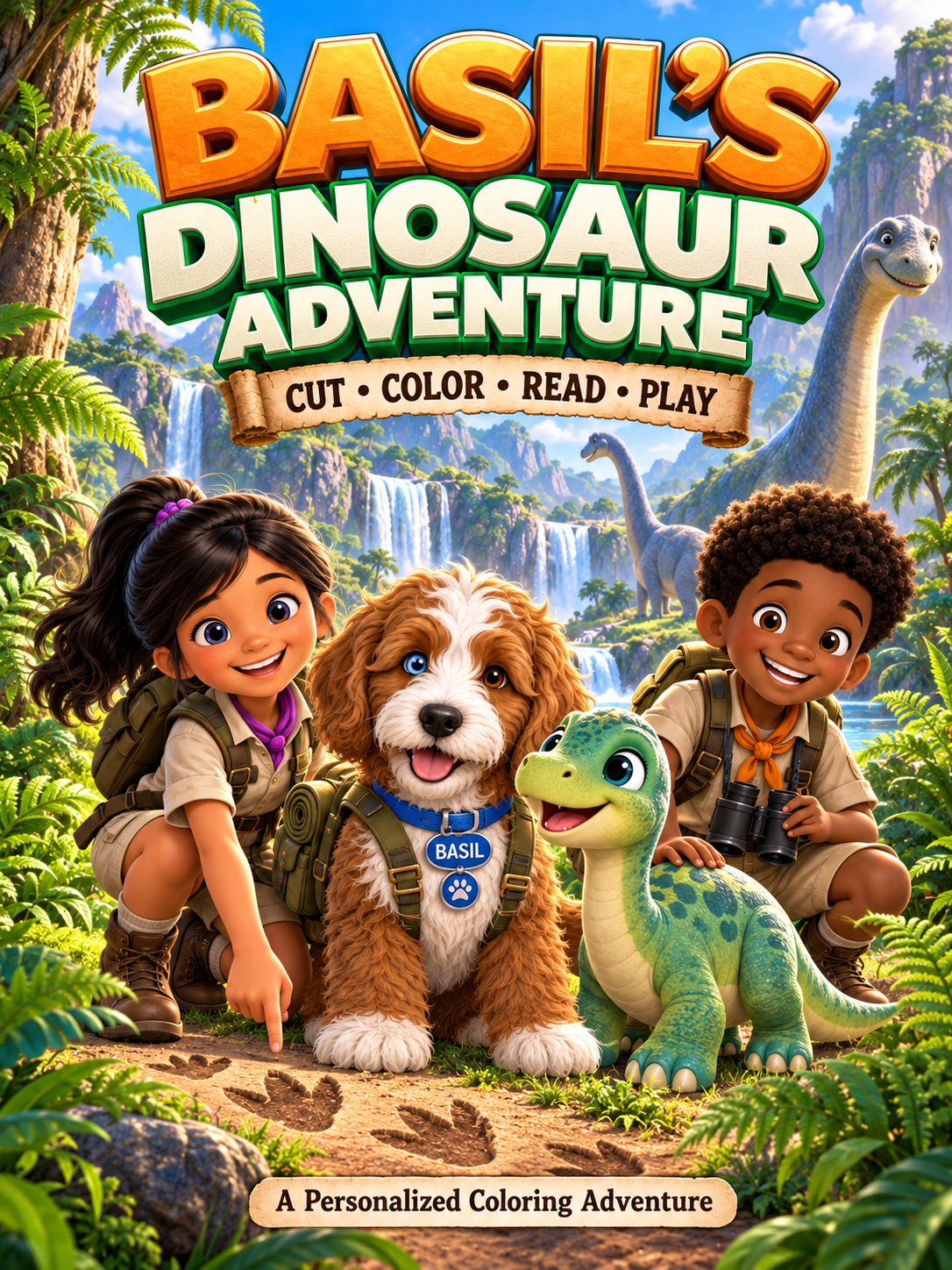 Dinosaur Adventure — sample edition cover